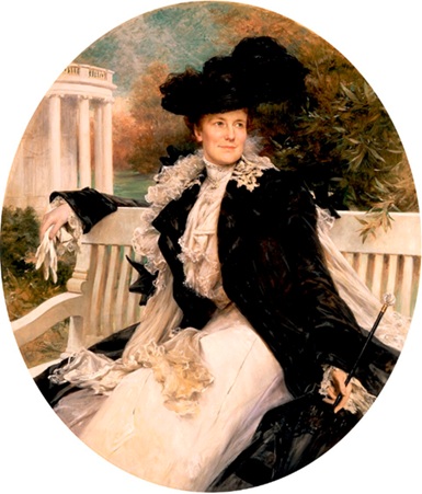Edith Roosevelt, 1902 (Théobald Chartran) (1849-1907) White House Art Collection, Washington, D.C.